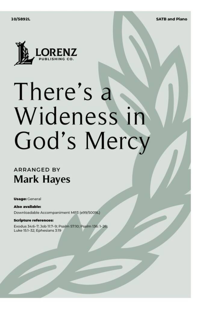 There's a Wideness in God's Mercy